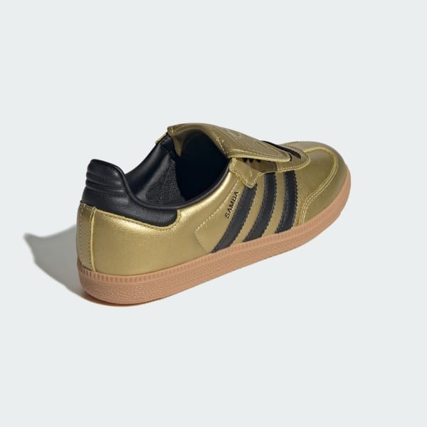Adidas SAMBA LT Gold Metallic Core Black Gum JH5708