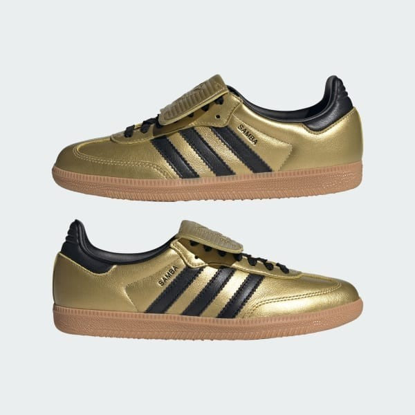 Adidas SAMBA LT Gold Metallic Core Black Gum JH5708