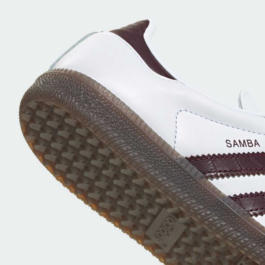 Adidas SAMBA OG Cloud White Maroon Gum KJ7456