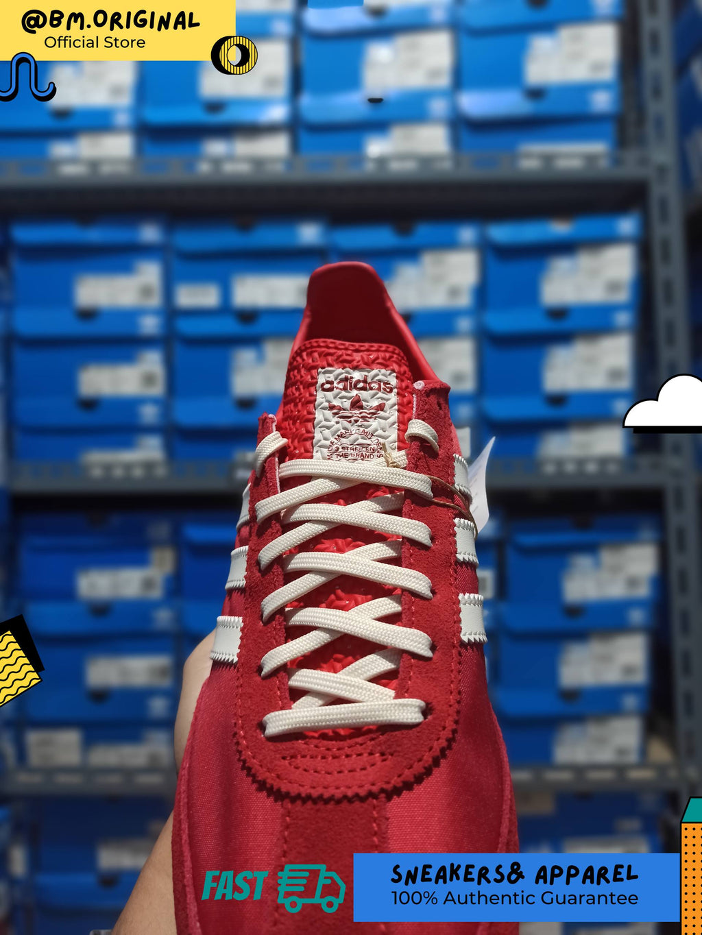 Adidas SL 72 Better Scarlet Cream White Halo Blue IE3475