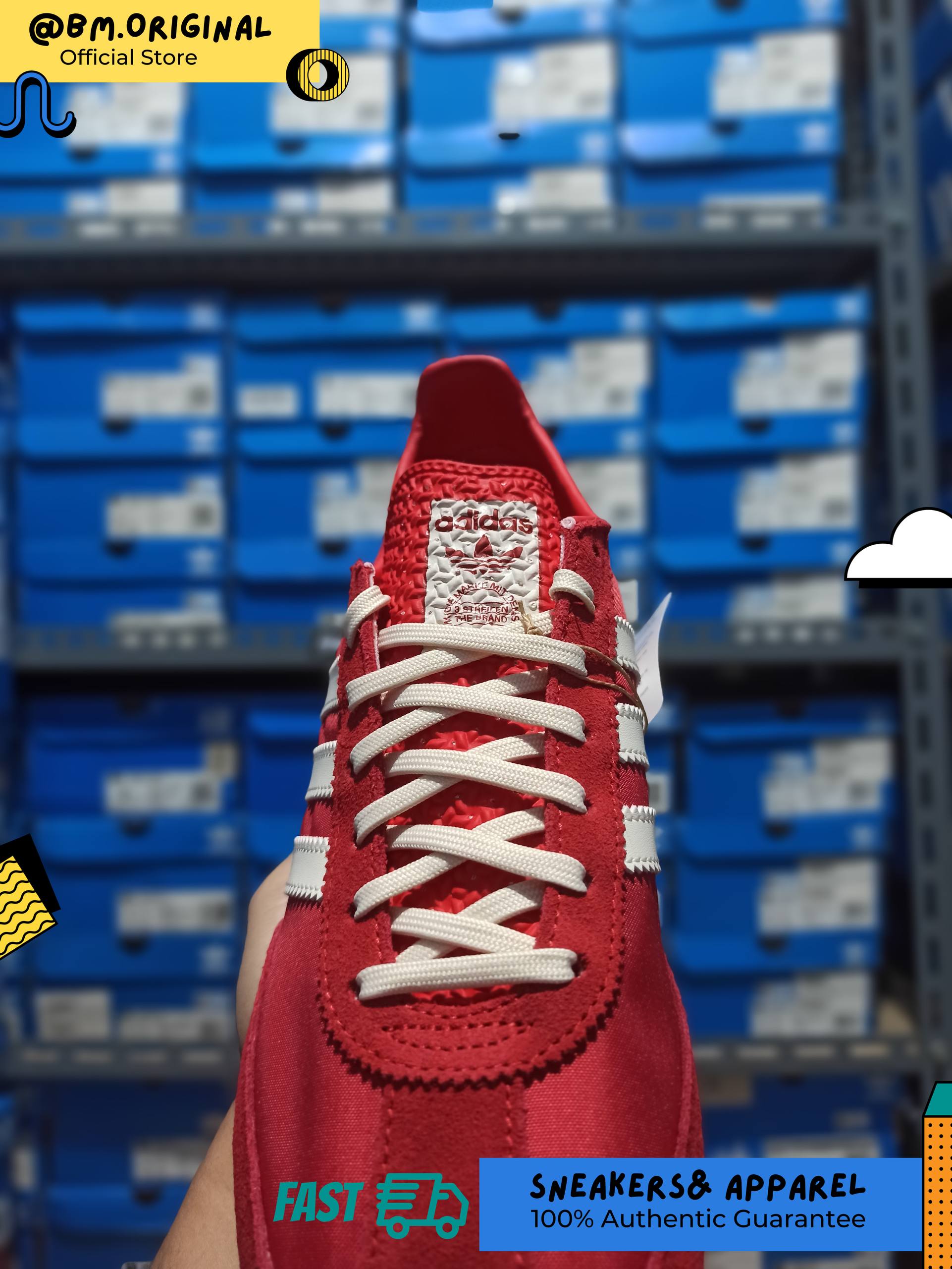 Adidas SL 72 Better Scarlet Cream White Halo Blue IE3475