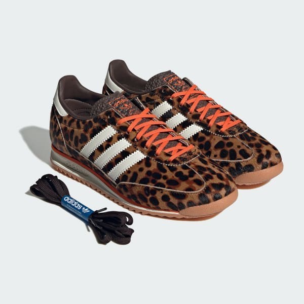 Adidas SL 72 Leopard Dark Brown Off White Semi Impact Orange JI0189