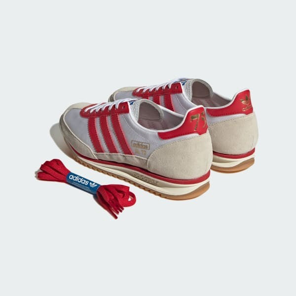 Adidas SL 72 OG Cloud White Better Scarlet Alumina 75TH Anniversary JP5277