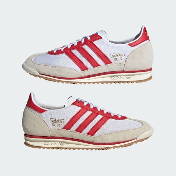Adidas SL 72 OG Cloud White Better Scarlet Alumina 75TH Anniversary JP5277