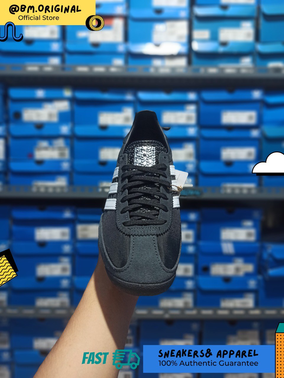 Adidas SL 72 OG Core Black Cloud White Carbon JH7390