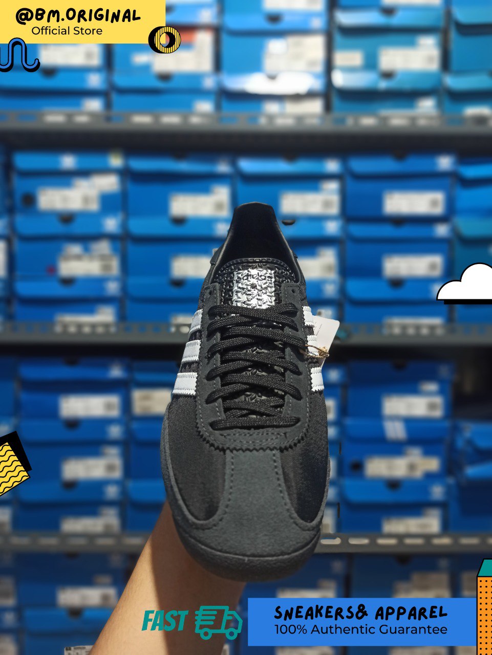 Adidas SL 72 OG Core Black Cloud White Carbon JH7390