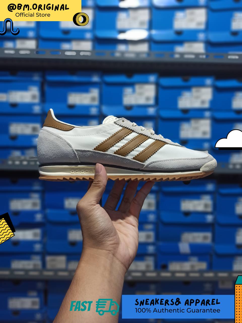 Adidas SL 72 OG Cream White Bronze Strata Core Black JH8657