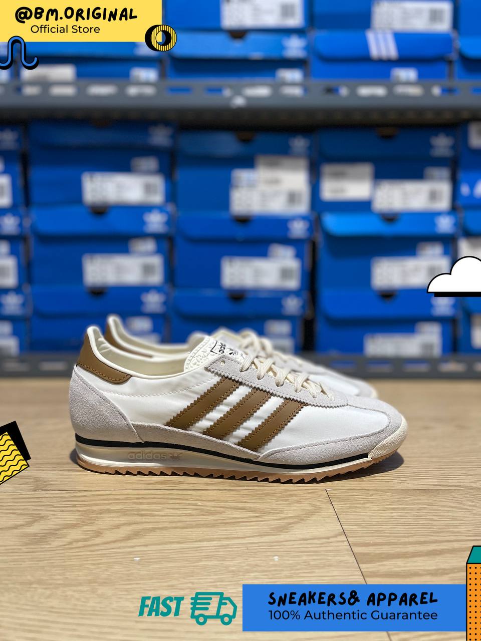 Adidas SL 72 OG Cream White Bronze Strata Core Black JH8657