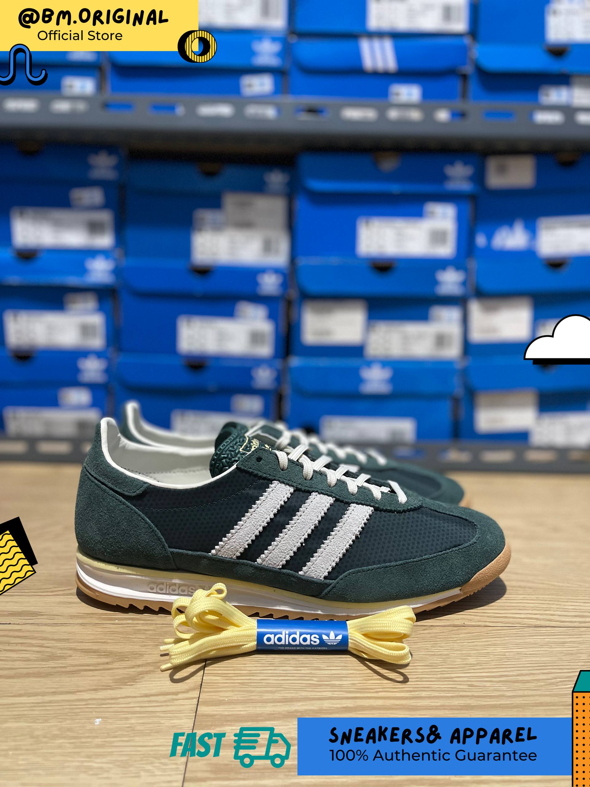 Adidas SL 72 OG Mineral Green Off White Gum JQ7095