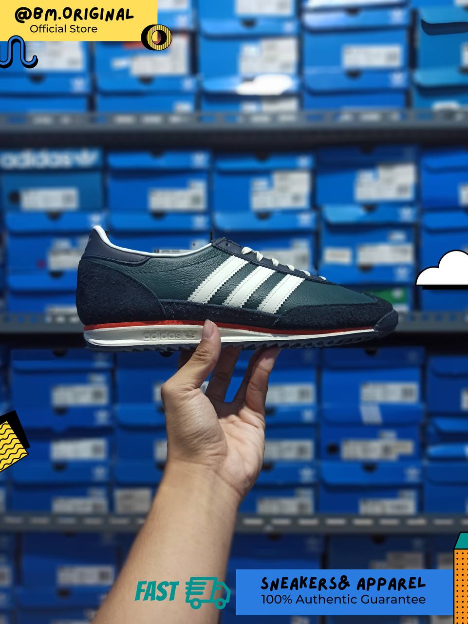 Adidas SL 72 OG Mineral Green Off White Legend Ink IF1938