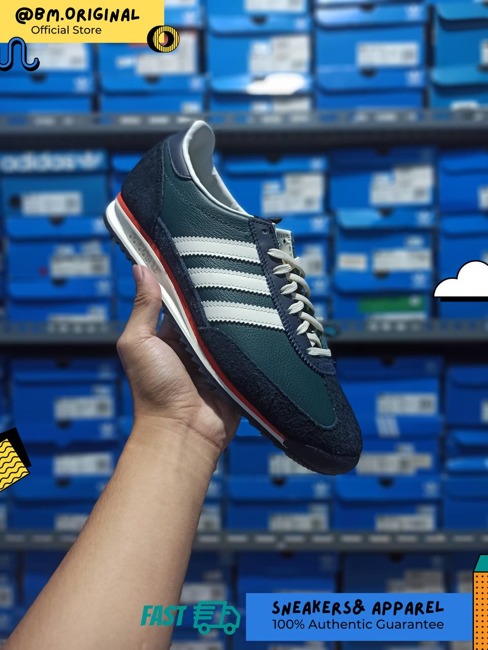 Adidas SL 72 OG Mineral Green Off White Legend Ink IF1938