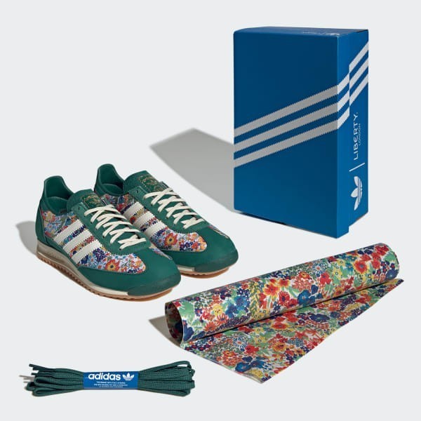 Adidas SL 72 OG x Liberty London Collegiate Green Cream White Gum JH7226