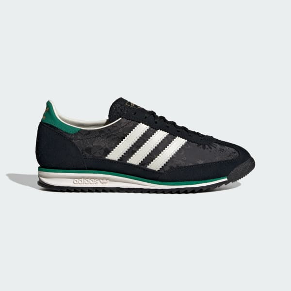 Adidas SL 72 OG x Liberty London Core Black Off White Bold Green IH1870