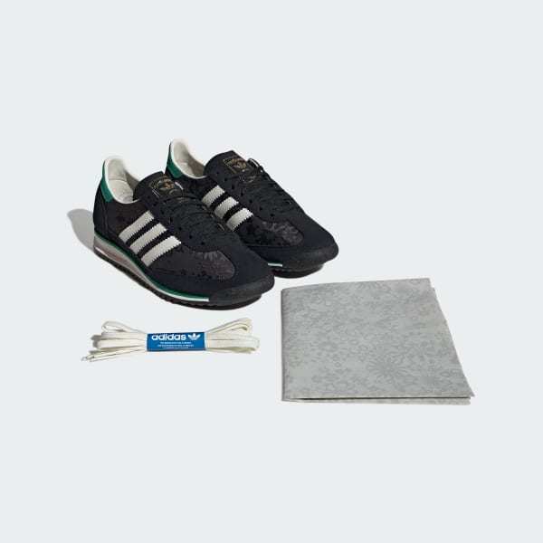 Adidas SL 72 OG x Liberty London Core Black Off White Bold Green IH1870