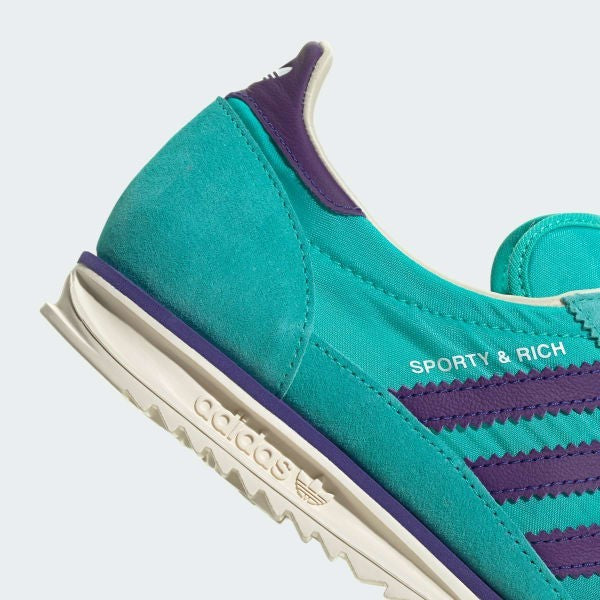 Adidas SL 72 OG x Sporty Rich Mint Rush Power Purple Cream White JS0261