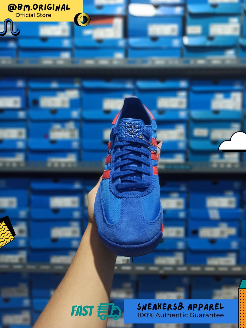 Adidas SL 72 RS Blue Bright Red Royal Blue IG4648