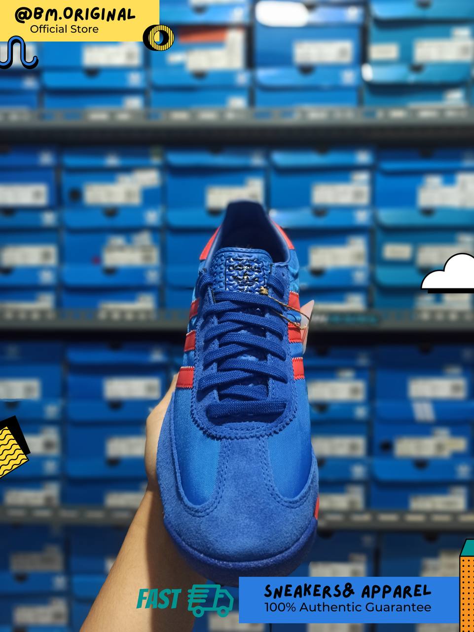 Adidas SL 72 RS Blue Bright Red Royal Blue IG4648