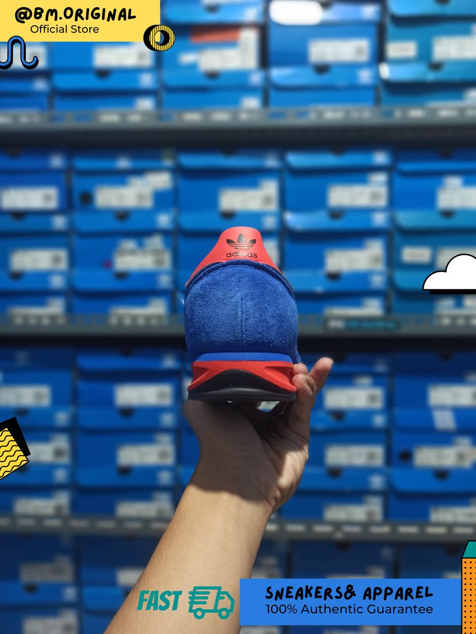 Adidas SL 72 RS Blue Bright Red Royal Blue IG4648