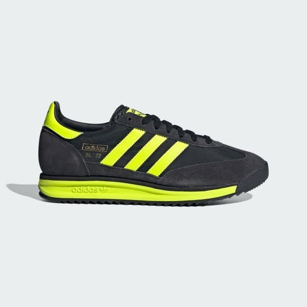 Adidas SL 72 RS Core Black Solar Yellow Gold Metallic IG4647