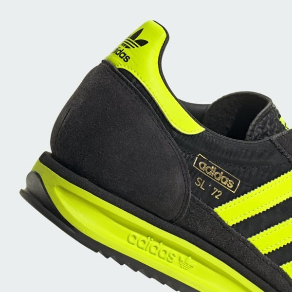 Adidas SL 72 RS Core Black Solar Yellow Gold Metallic IG4647