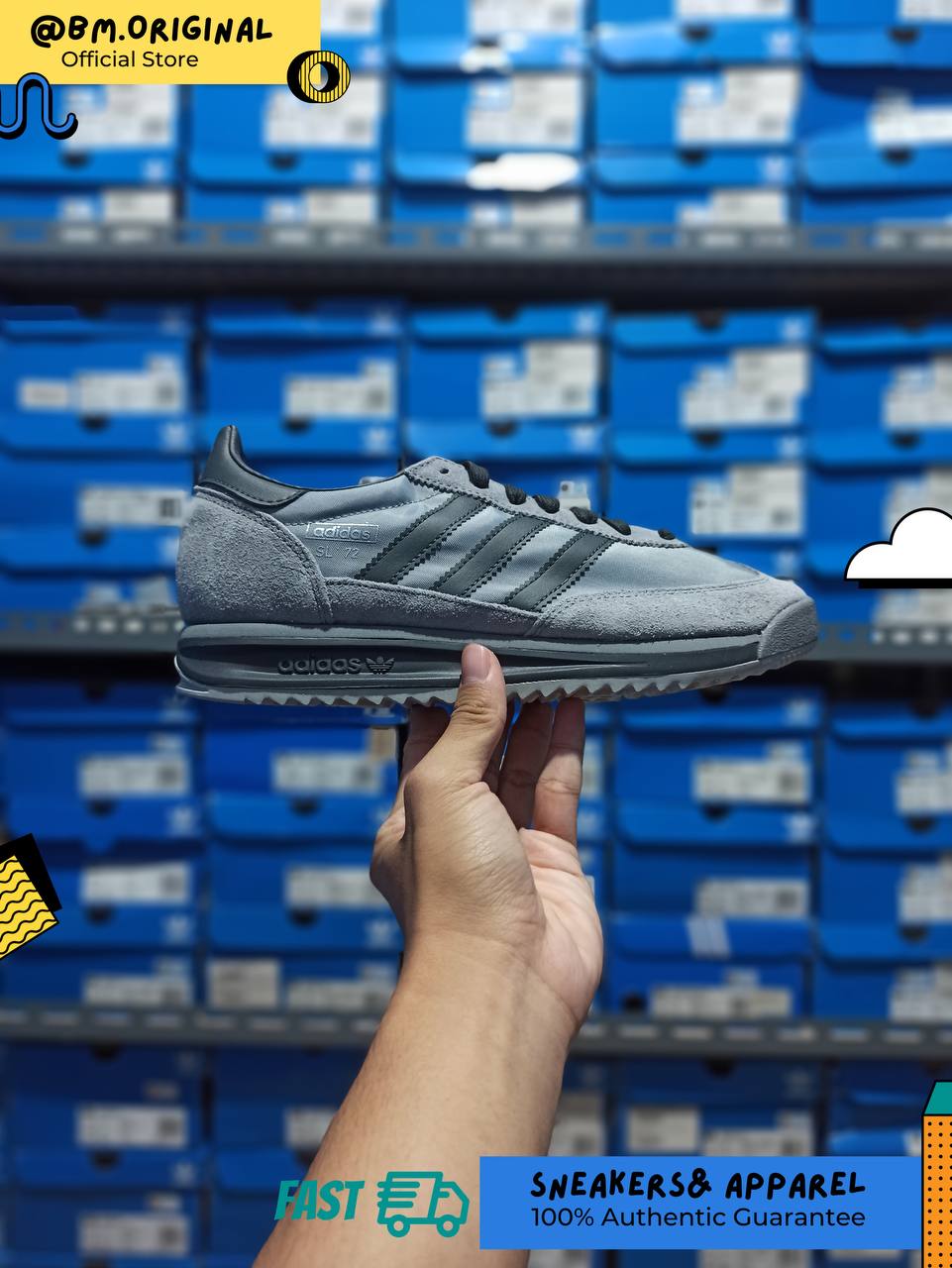 Adidas SL 72 RS Grey Grey Six Grey Three IH8018