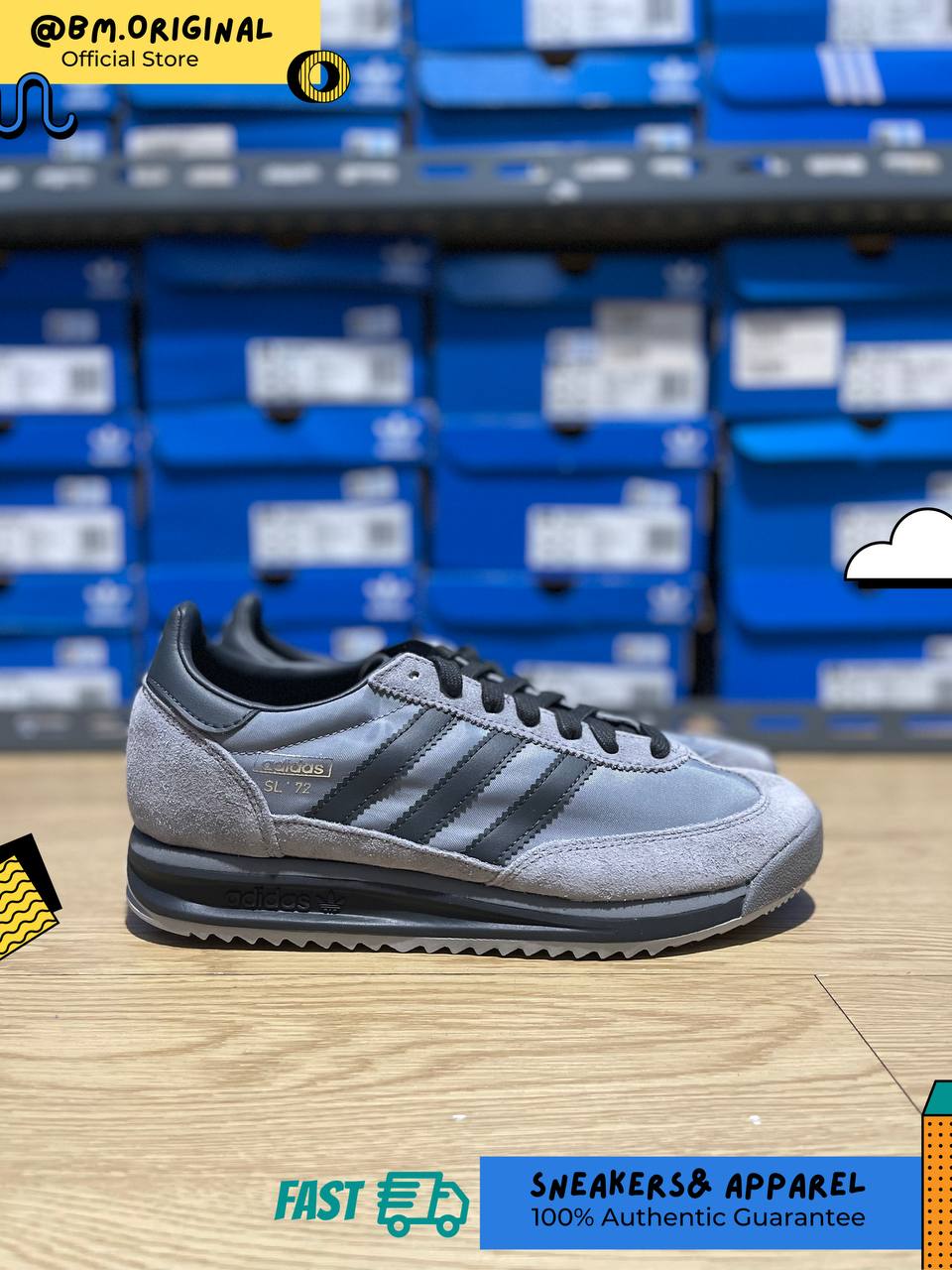 Adidas SL 72 RS Grey Grey Six Grey Three IH8018