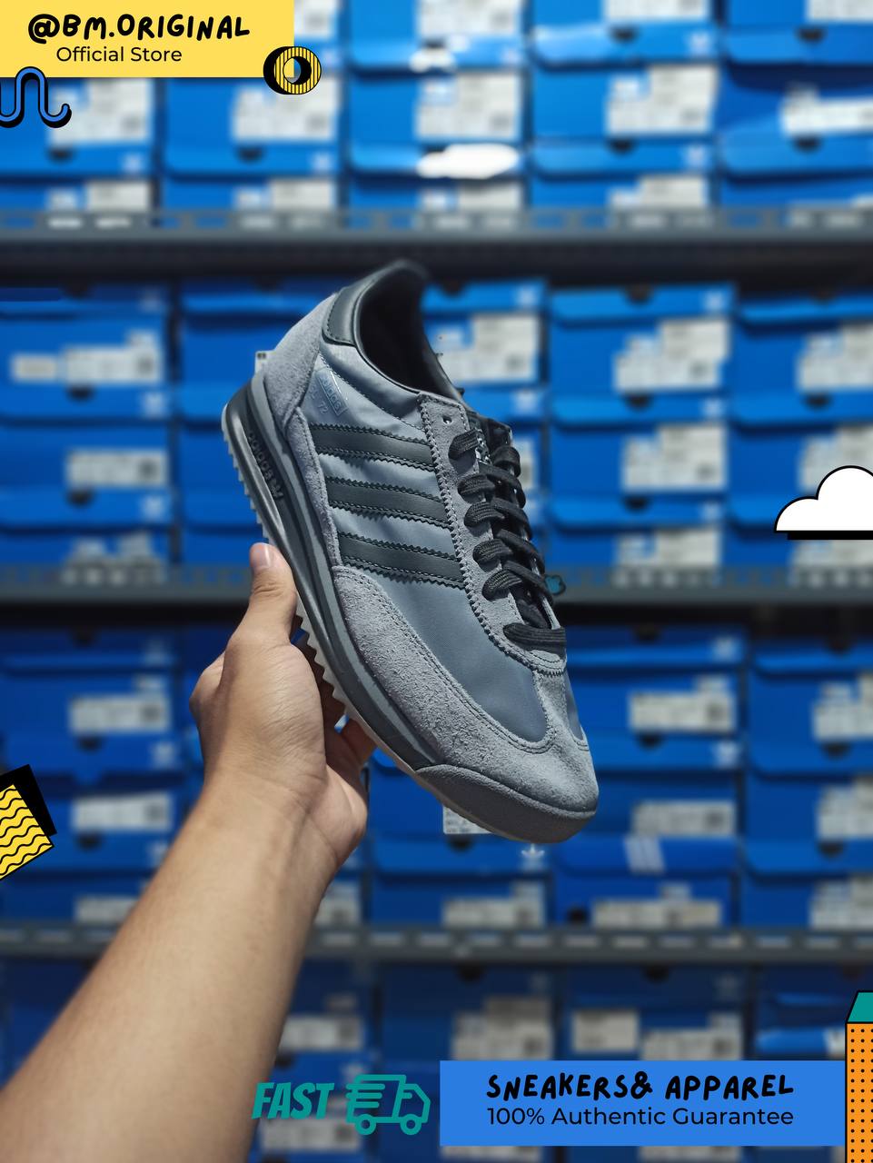 Adidas SL 72 RS Grey Grey Six Grey Three IH8018