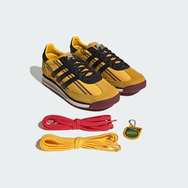 Adidas SL 72 RS Jamaica x Bob Marley Yellow Black Green KI8575