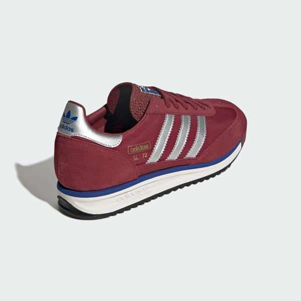 Adidas SL 72 RS Noble Maroon Silver Metallic Off White JR8793