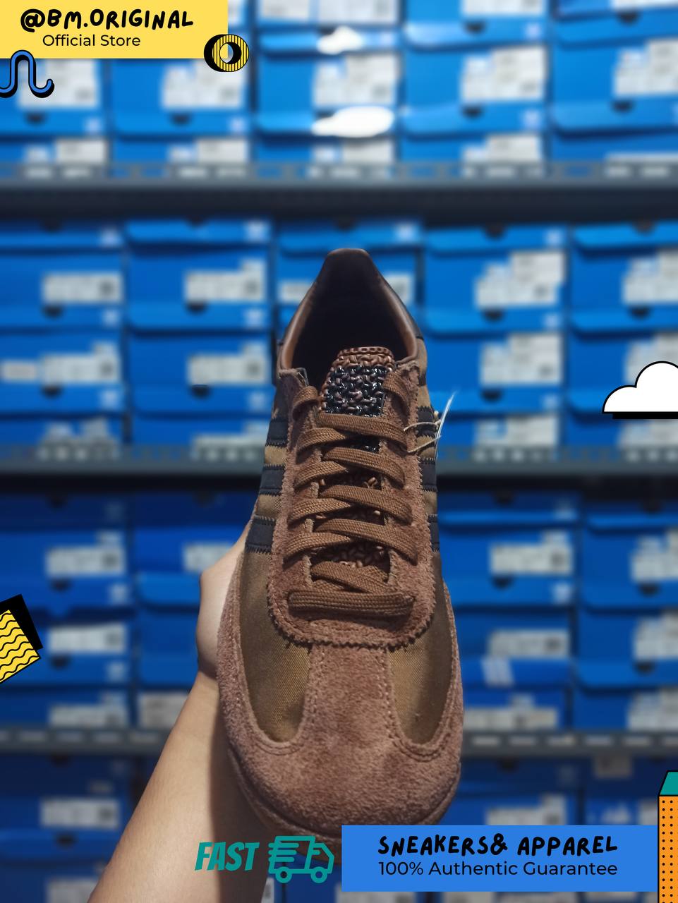 Adidas SL 72 RS Preloved Brown Dark Brown Blanch Cargo JS0744