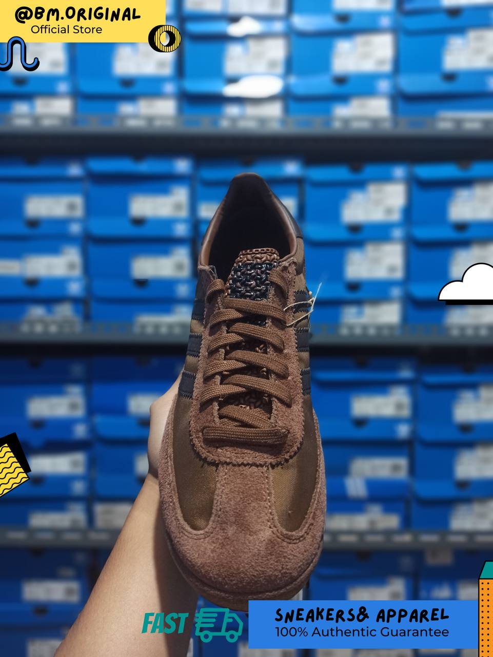 Adidas SL 72 RS Preloved Brown Dark Brown Blanch Cargo JS0744