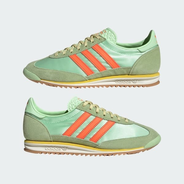Adidas SL 72 Semi Green Spark Solar Orange Off White JI0197