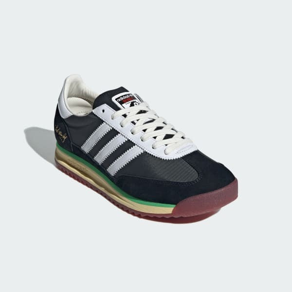 Adidas SL 72 x BOB MARLEY Core Black Cloud White Off White JR7973