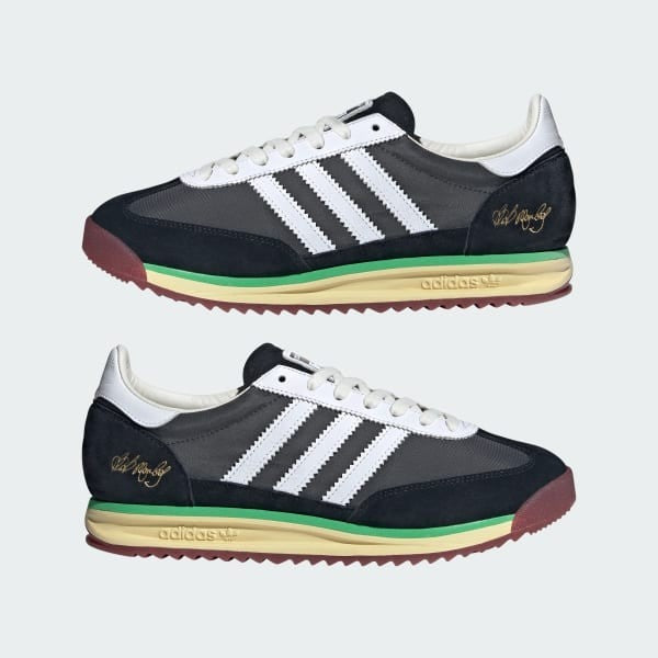 Adidas SL 72 x BOB MARLEY Core Black Cloud White Off White JR7973