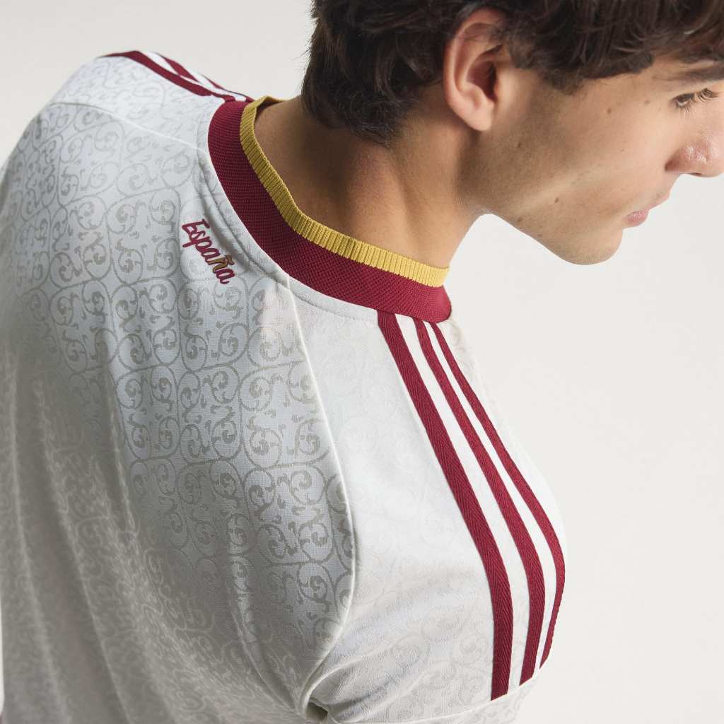Adidas SPAIN 26 Away Authentic Jersey Off White JN4392