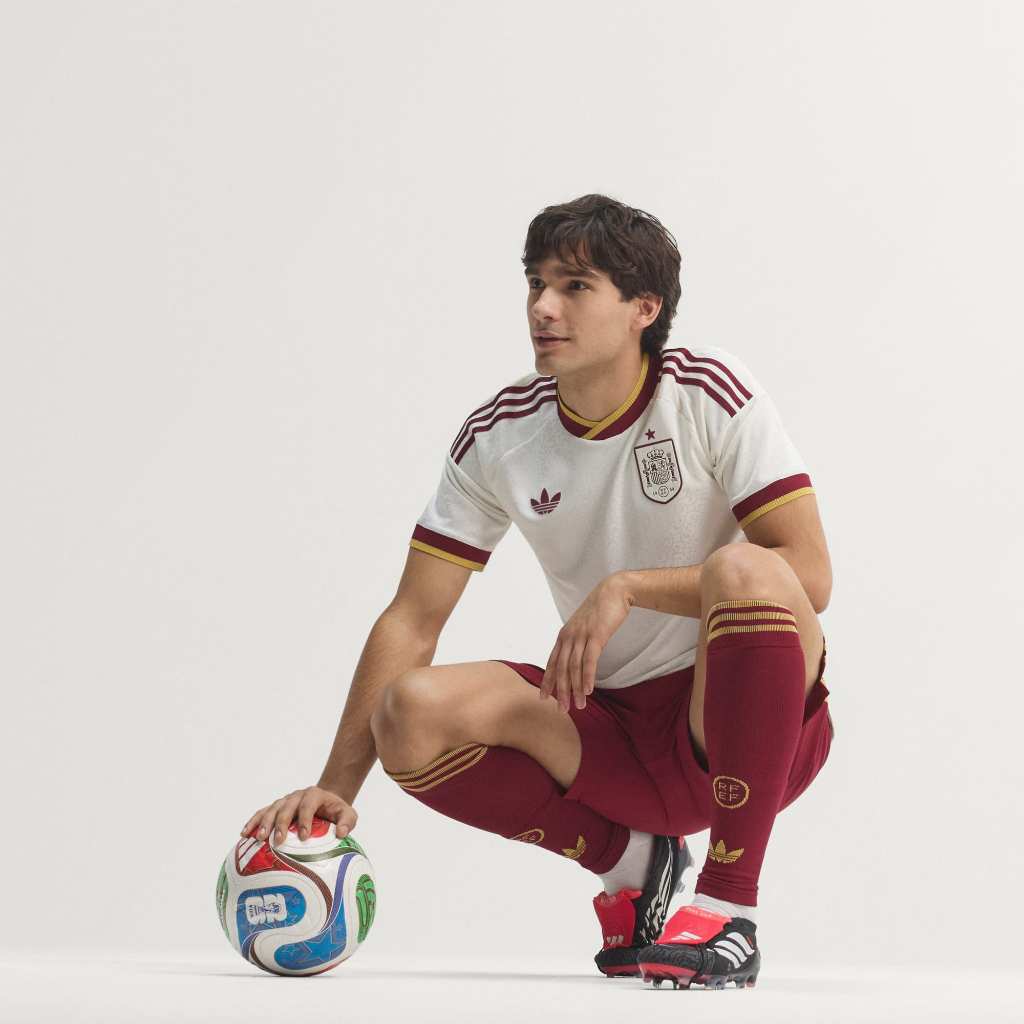 Adidas SPAIN 26 Away Authentic Jersey Off White JN4392