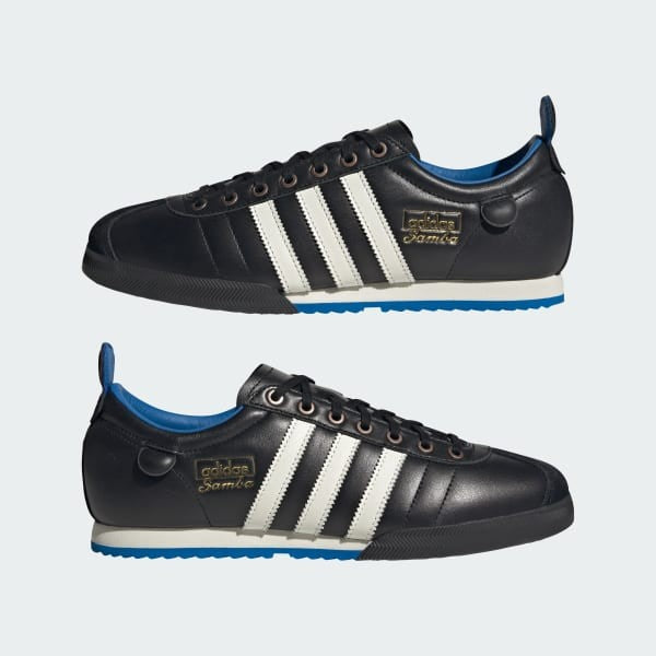 Adidas Samba 62 Core Black Cloud White Blue Bird IH8603