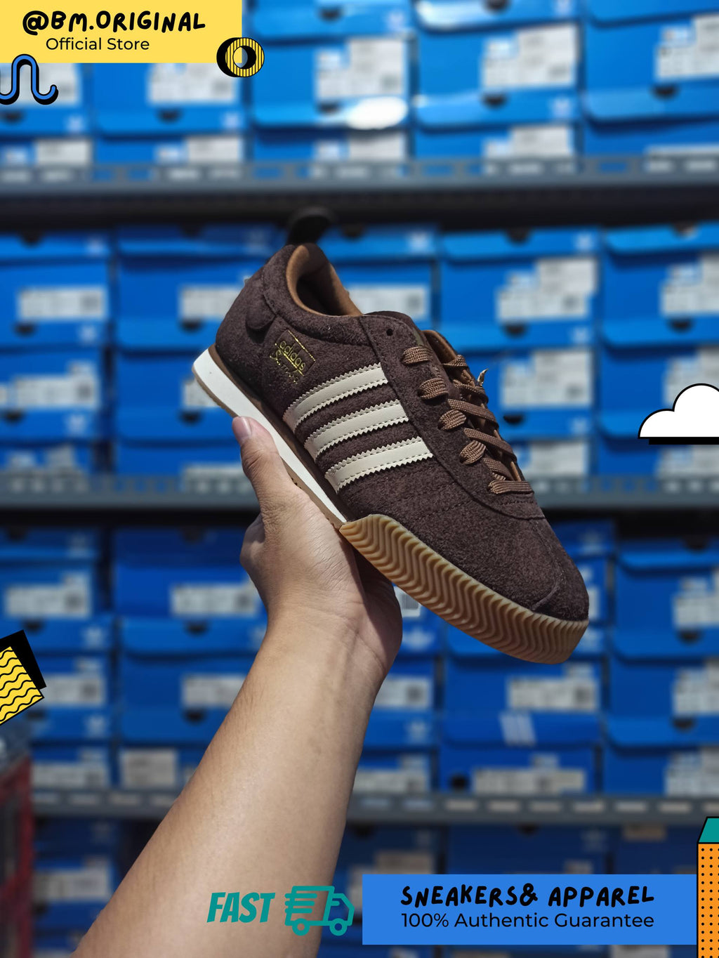 Adidas Samba 62 Super Aurora Coffee Crystal Linen Gum IH4381