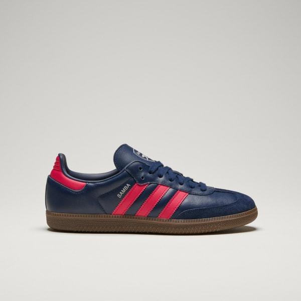 Adidas Samba Arsenal Night Indigo Pure Ruby Gum JQ4037