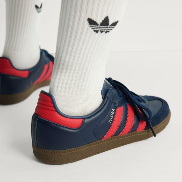 Adidas Samba Arsenal Night Indigo Pure Ruby Gum JQ4037