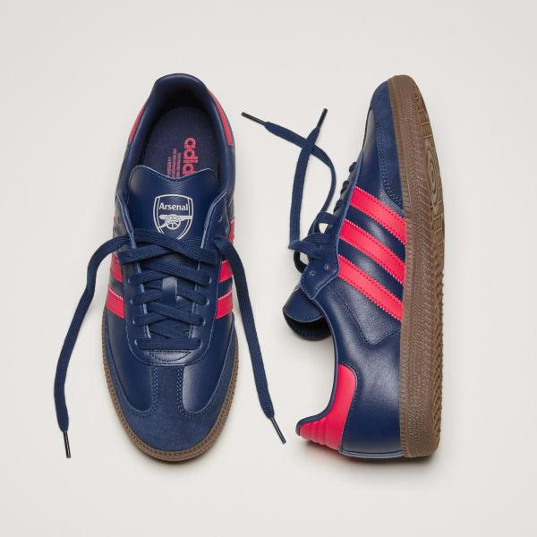Adidas Samba Arsenal Night Indigo Pure Ruby Gum JQ4037