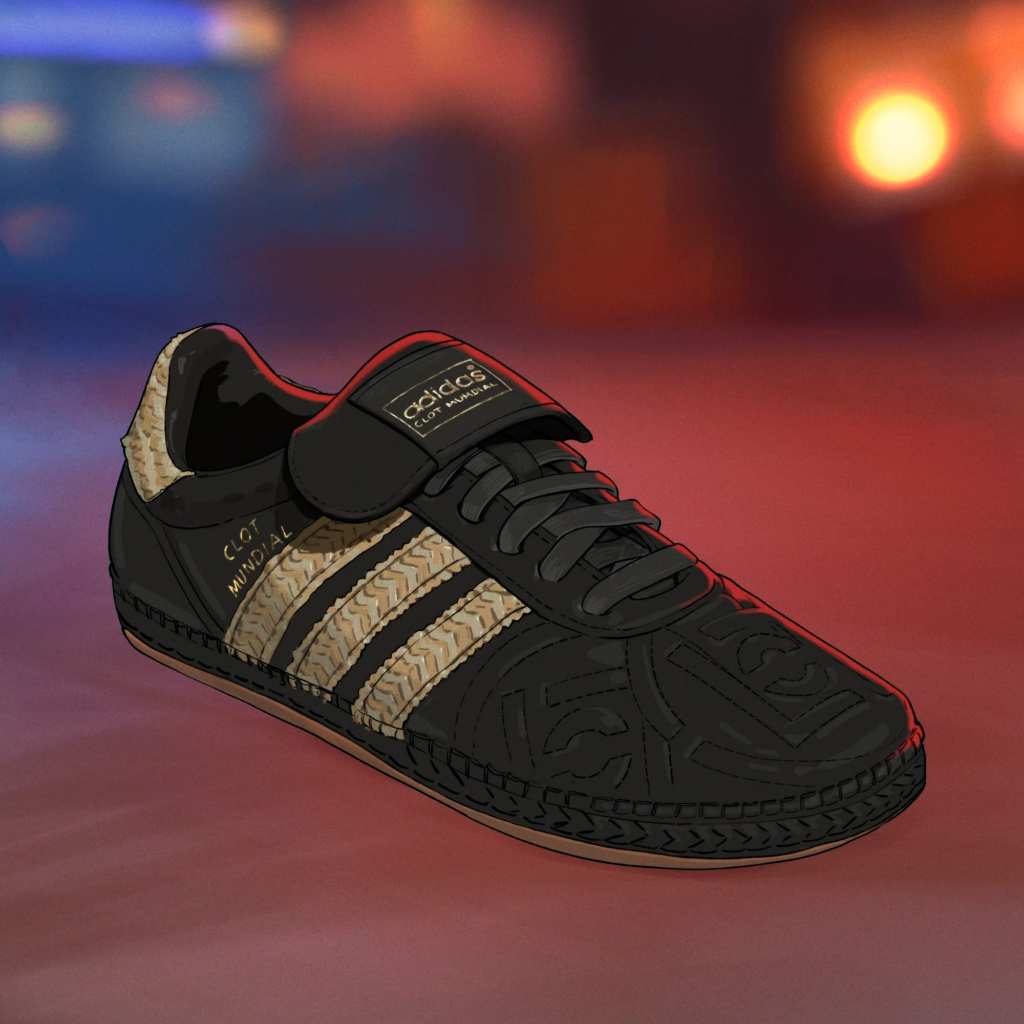 Adidas Samba Clot Mundial By Edison Chen Core Black Hemp Core Black JQ6823