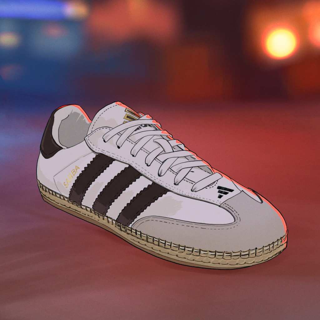 Adidas Samba Espadrille Clot By Edison Chen Cloud White Core Black Cloud White KJ0274