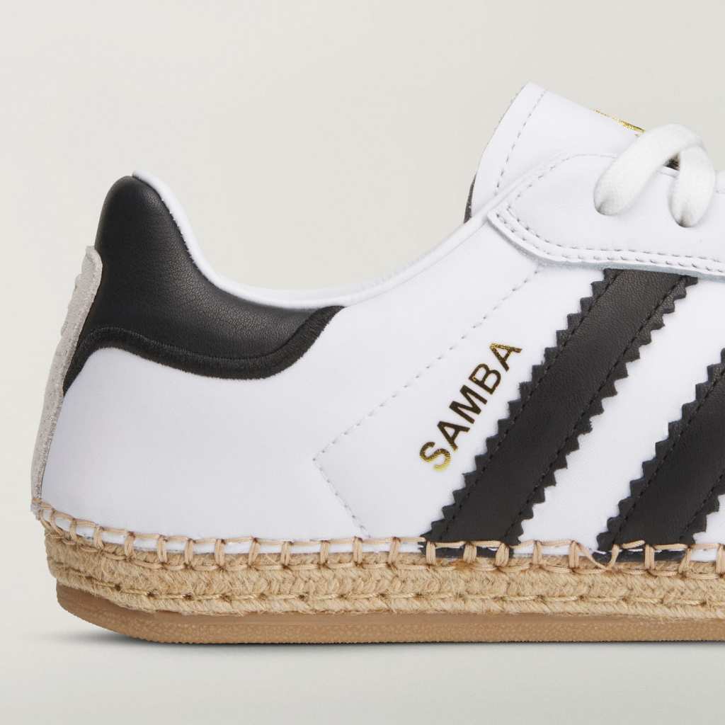 Adidas Samba Espadrille Clot By Edison Chen Cloud White Core Black Cloud White KJ0274