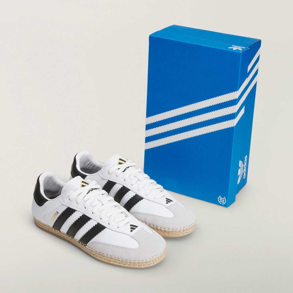 Adidas Samba Espadrille Clot By Edison Chen Cloud White Core Black Cloud White KJ0274