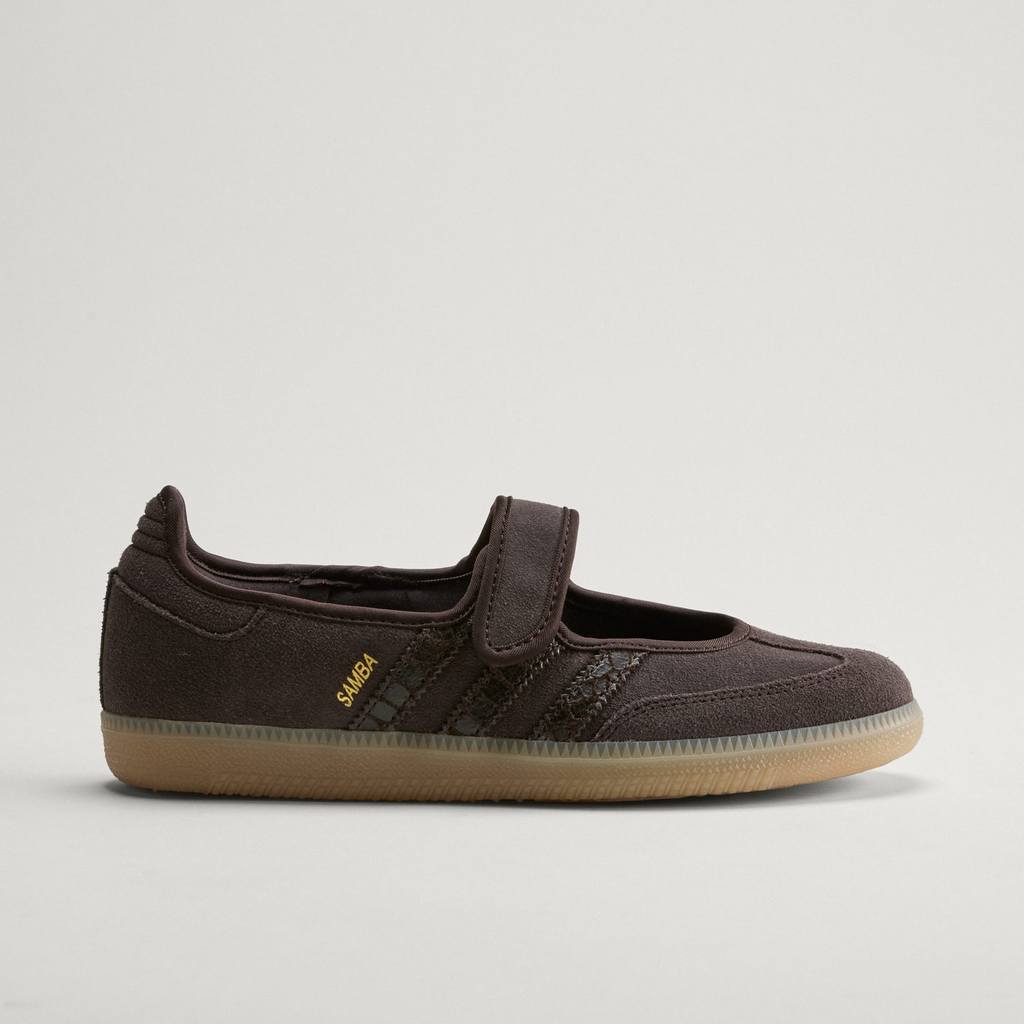 Adidas Samba JANE Aurora Coffee Gold Metallic HQ9495