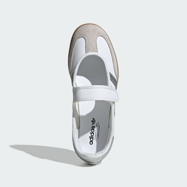 Adidas Samba JANE Cloud White Silverr Metallic Gum KJ3785