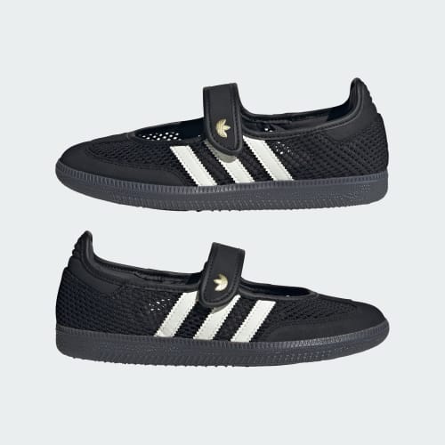Adidas Samba JANE Core Black Cloud White Gold Metallic LA6830
