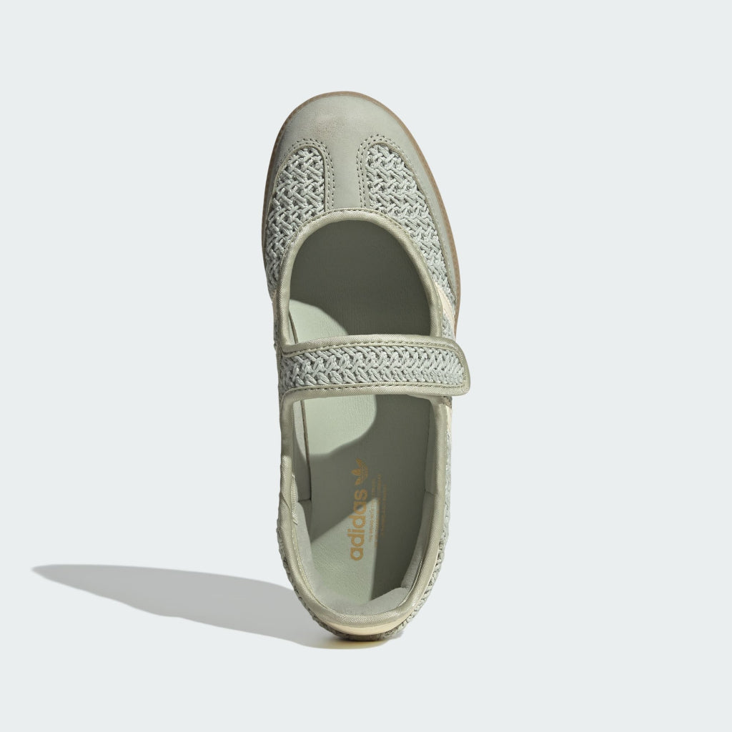 Adidas Samba JANE Halo Green Warm Vanilla Gold Metallic LA7837