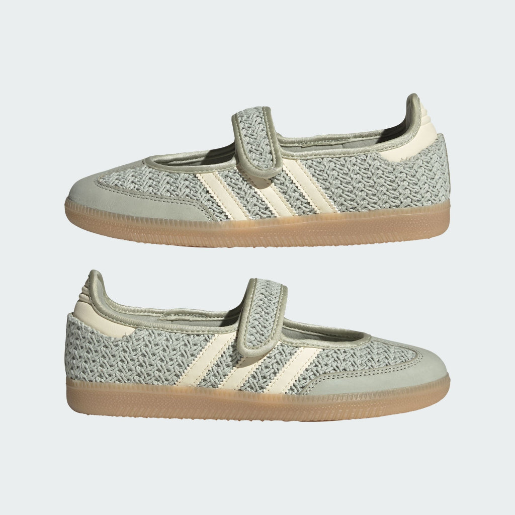 Adidas Samba JANE Halo Green Warm Vanilla Gold Metallic LA7837